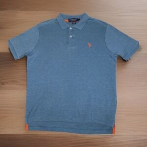 U.S. Polo Assn. Shirt Blue Men's Size Small Preppy Golf Luxury Feel